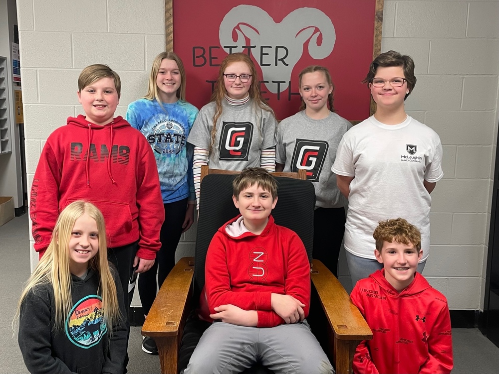 March GCMS Students of the Month