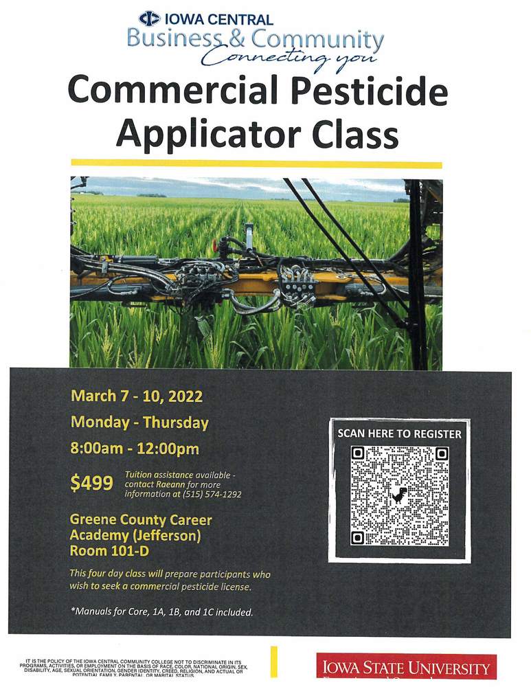 Commercial Pesticide Applicator Class