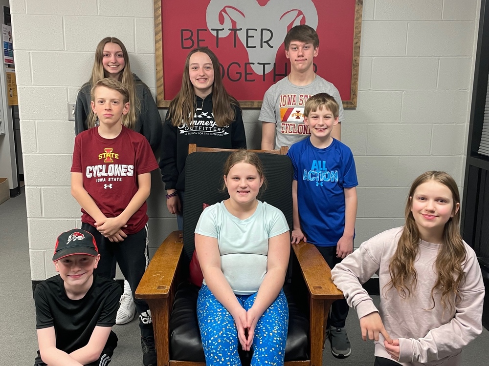 February GCMS Students of the Month