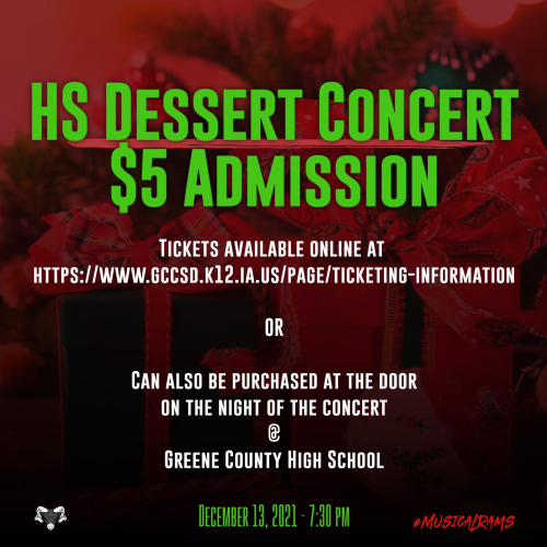 High School Dessert Concert