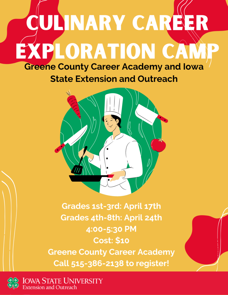 Culinary Career Exploration Camps for April